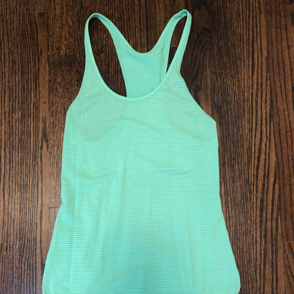 Lululemon green running tank